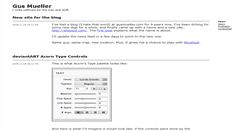 Desktop Screenshot of gusmueller.com